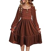 blibean Tween Girls Velvet Dresses Semi Formal Party Outfits with Pockets 6-15 Years