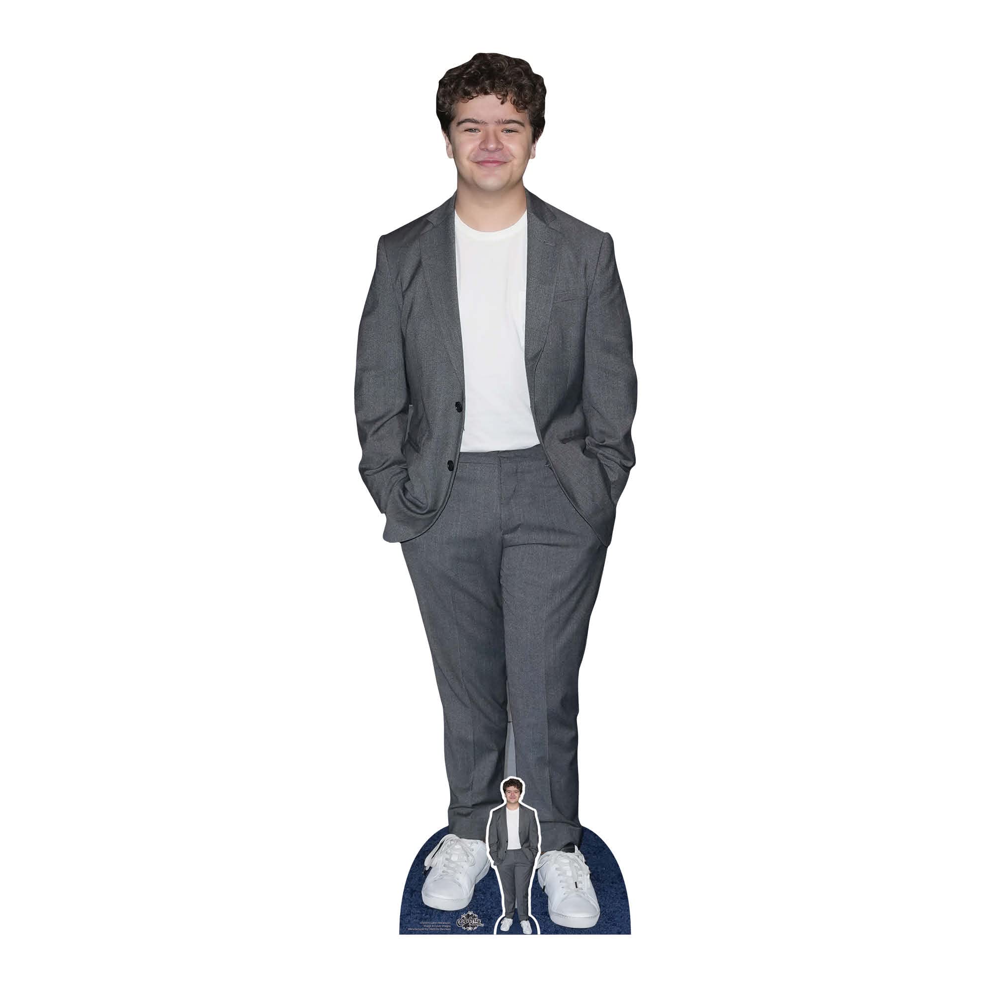 CS1015 Gaten Matarazzo Lifesize Cardboard Cutout With Mini Actor