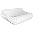 AM AEROMAX Firm Contour Memory Foam Pillow, Cervical Pillow for Neck Pain Relief, Neck Orthopedic Sleeping Pillows for Side, Back and Stomach Sleepers.