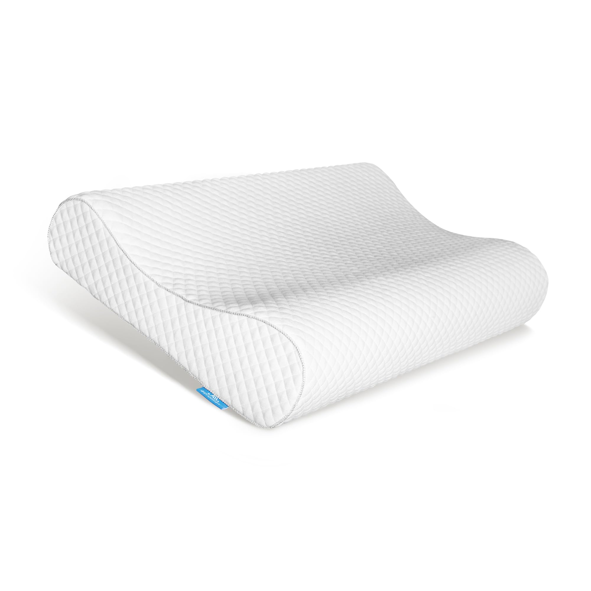Photo 1 of AM AEROMAX Firm Contour Memory Foam Pillow, Cervical Pillow for Neck Pain Relief, Neck Orthopedic Sleeping Pillows for Side, Back and Stomach Sleepers.