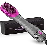 APOKE 3 in 1 Hair Dryer Brush Professional 1200W Powerful Ceramic Tourmaline 3 Heat/2 Speed Settings One Step Hair Dryer and