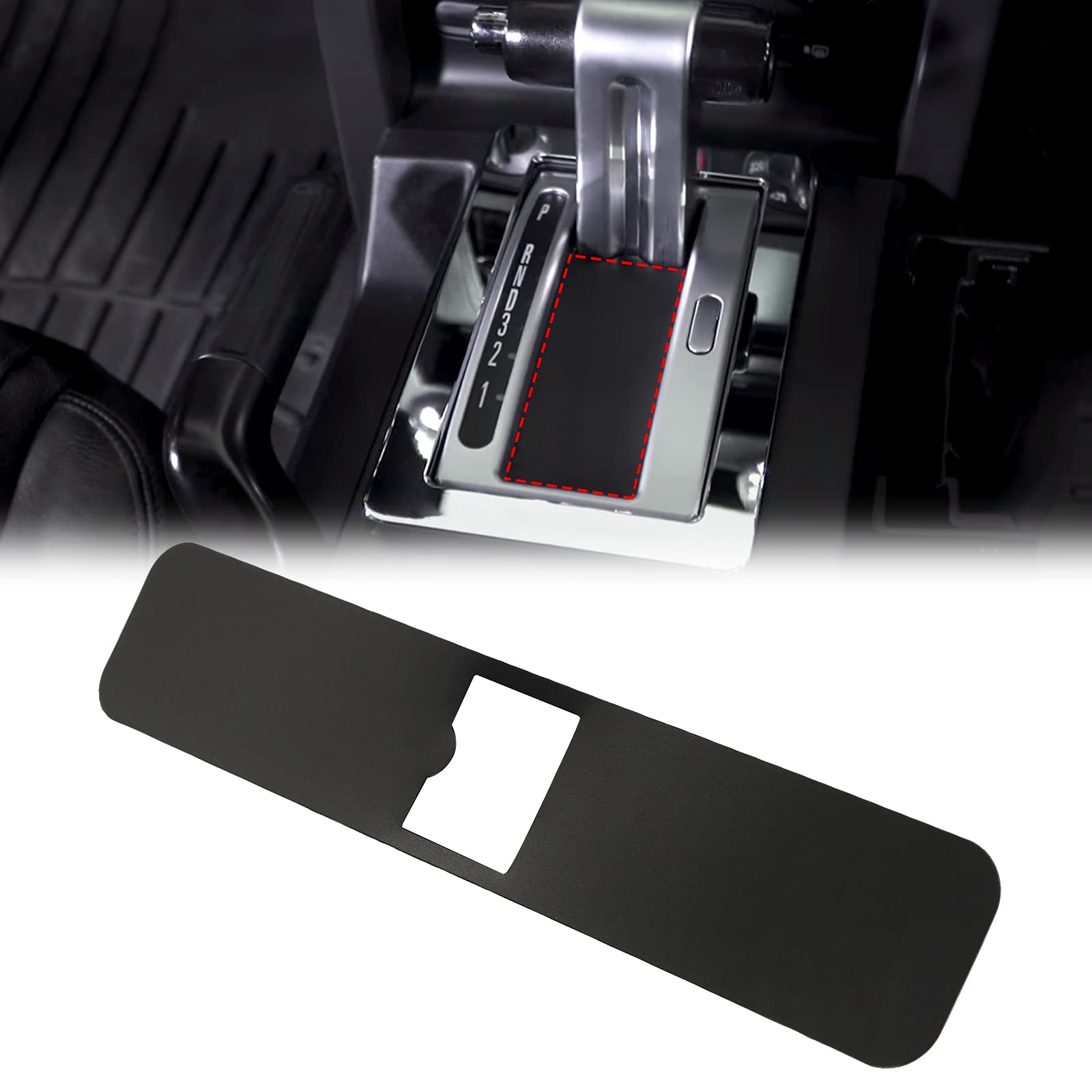 JDMON Compatible with AUTO Shifter Trim Blind Cover Shifter Protective ...