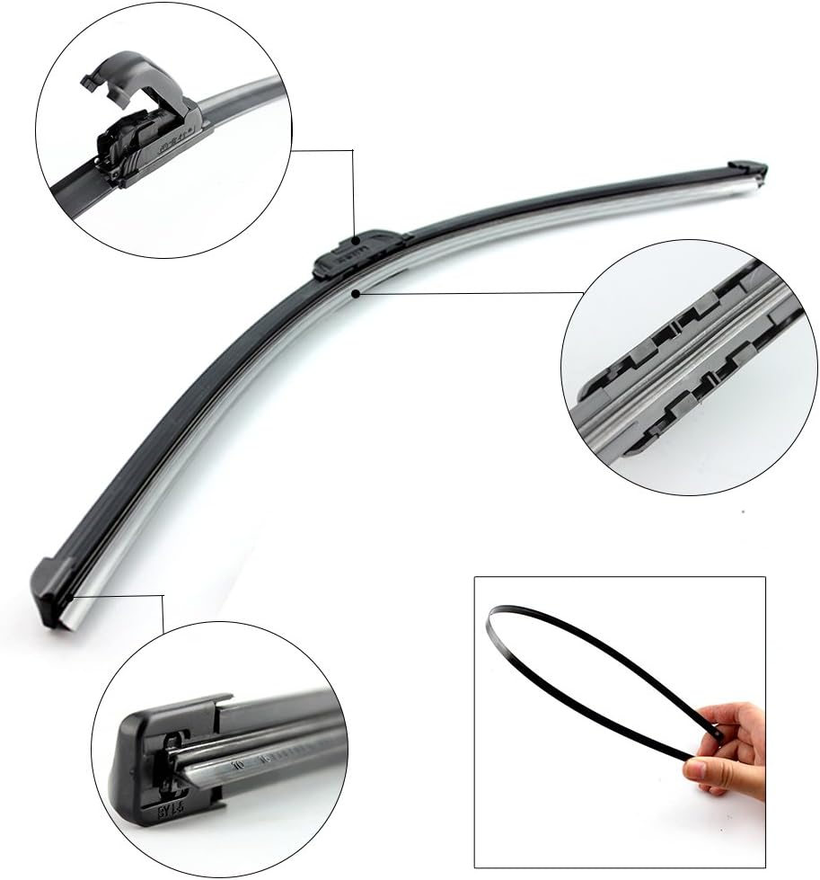 1 Piece 18" Wiper Blade JHook Car All Season Front Window