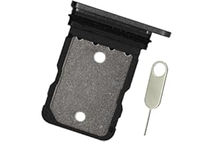 PHONSUN Replacement SIM Card Tray Slot Holder for Google Pixel 8 - Obsidian/Black Color