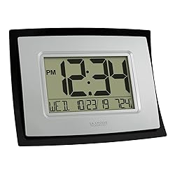 La Crosse Technology Wall/Table Clock, 6.85-inch H