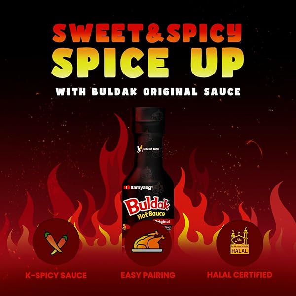 SAMYANG BULDAK HOT SAUCE – ORIGINAL, KOREAN SPICY HOT CHICKEN FLAVOR SAUCE [5.57 FL OZ (200G) X 1 PACK]