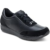 Aetrex Women&rsquo;s Ivy Orthopedic Arch Support Sneakers for Women &ndash; Comfortable Leather Walking Shoes with Removable Insole - Women's Fashion Sneakers w/ Padded Heel &amp; Durable Rubber Outsole