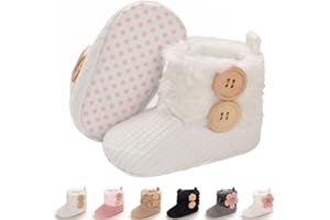 E-FAK Baby Boy Girl Boots Newborn Shoes Winter Snow Bowknot Anti-Slip Soft Sole Warm Infant Toddler Prewalker Booties