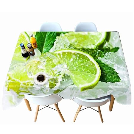 AMON LL Mantel de Mesa de Fiesta Impermeable para Boda, patrón de ...