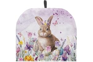 Horeset Easter Rabbit Tea Pot Cozy Cover Cute Tea Kettle Cotton Tea Cozy,Teapot Cover Warmer Tea Pot Cozy Cover for Home Kitchen Decor