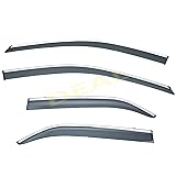 DEAL 4-piece set vent window visor with smoke