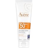 Avène Sheer Mineral Sunscreen Broad Spectrum SPF 50 Face and Body Lotion 4.23 Fl Oz