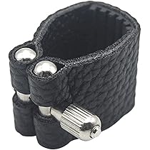 Jiayouy Artificial Leather Clarinet Mouthpiece Ligature Fastener