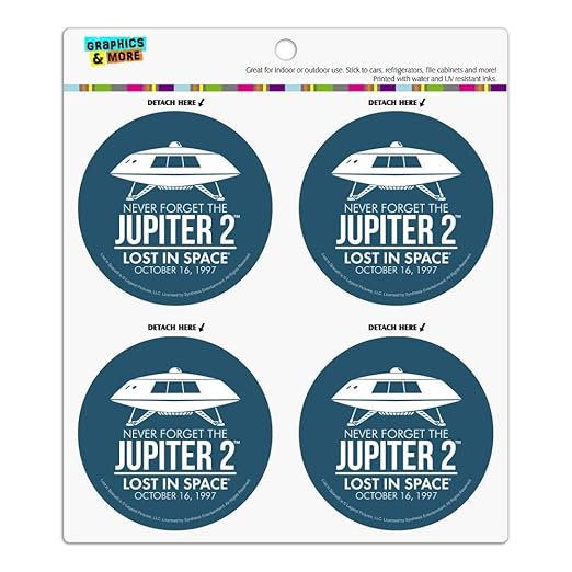Júpiter 2 Lost in Space - Juego de imanes circulares para nevera ...