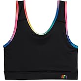 TomboyX Swim Sport Top, Bathing Suit Athletic Compression Sport Swimming Bra UV Protecting, Plus Size Inclusive (XS-6X)
