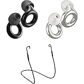 Loop Earplugs Experience Link Bundle &ndash; Loop Experience 2 (2-Pack) + Loop Link | Reusable Ear Plugs for Concerts, Live Events, Festivals, Motorcycles, Noise Sensitivity &amp; More | 18 dB Noise Reduction