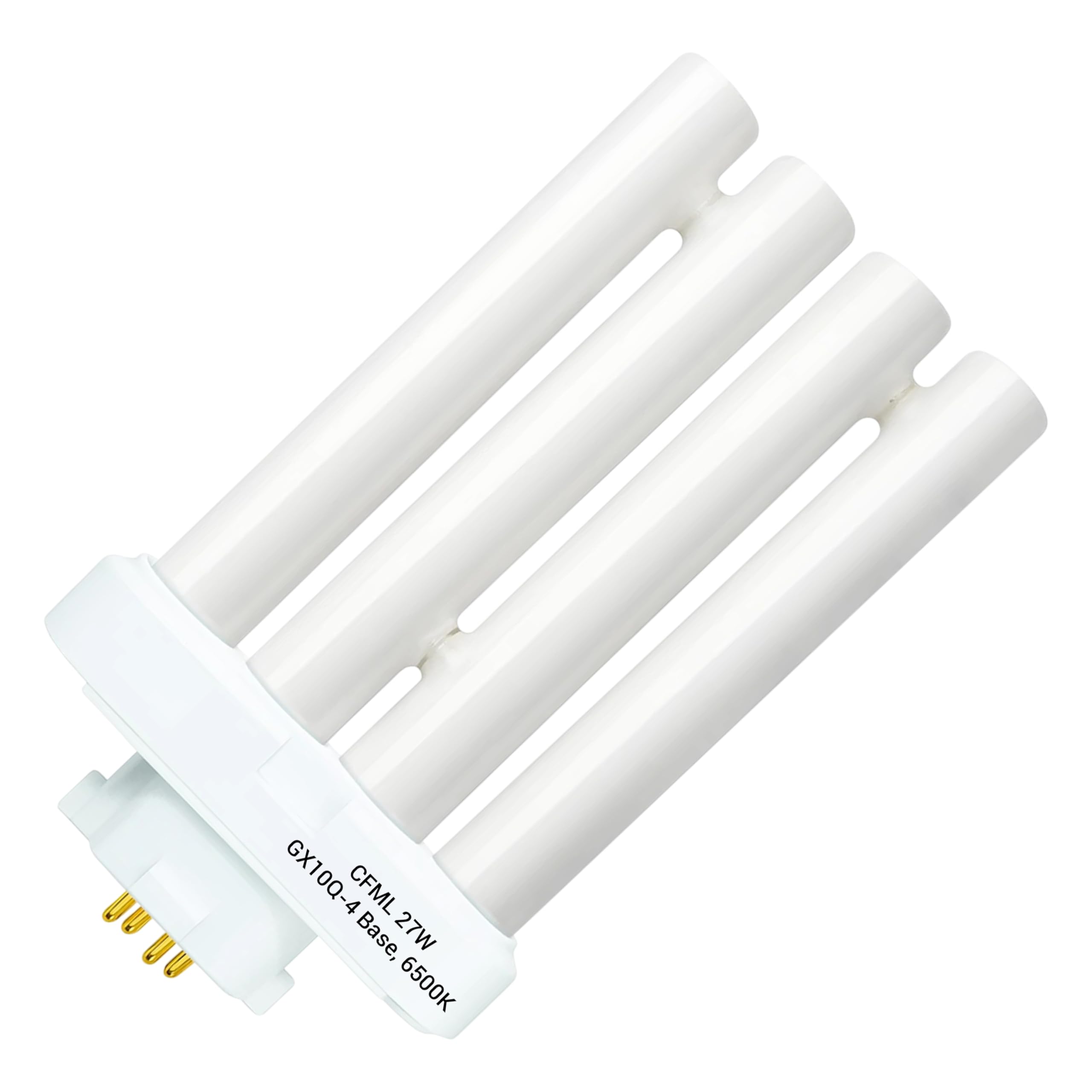 ARSUK 27W 4-Pin GX10Q-4 CFL Bulb, 6500K Daylight | FML27W 1500 Lumens Quad Tube Plug-in Compact Fluorescent Light Replacement for Desk, Reading, Office & Magnifying Lamps