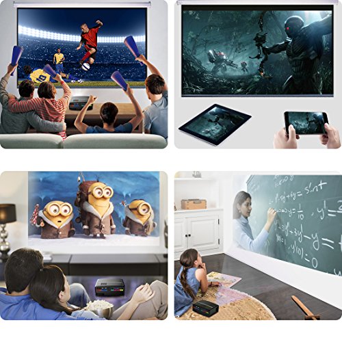 Laptop Projector, Yaufey Digital Video Projector Support 1080P for Home