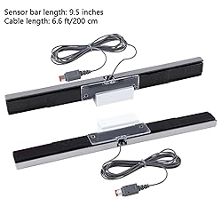 Aokin Sensor Bar for Wii, Replacement Wired