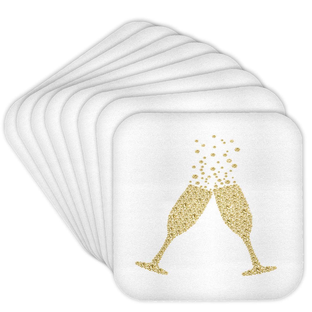 3dRose Flag, White, set-of-8-Soft