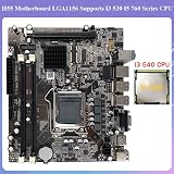 Wresetly H55 Motherboard LGA1156 I3 530 I5 760 Series DDR3 with I3 540 CPU view 2