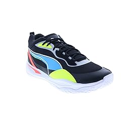 PUMA Playmaker Pro Jet Black/Lime Squeeze 10 D