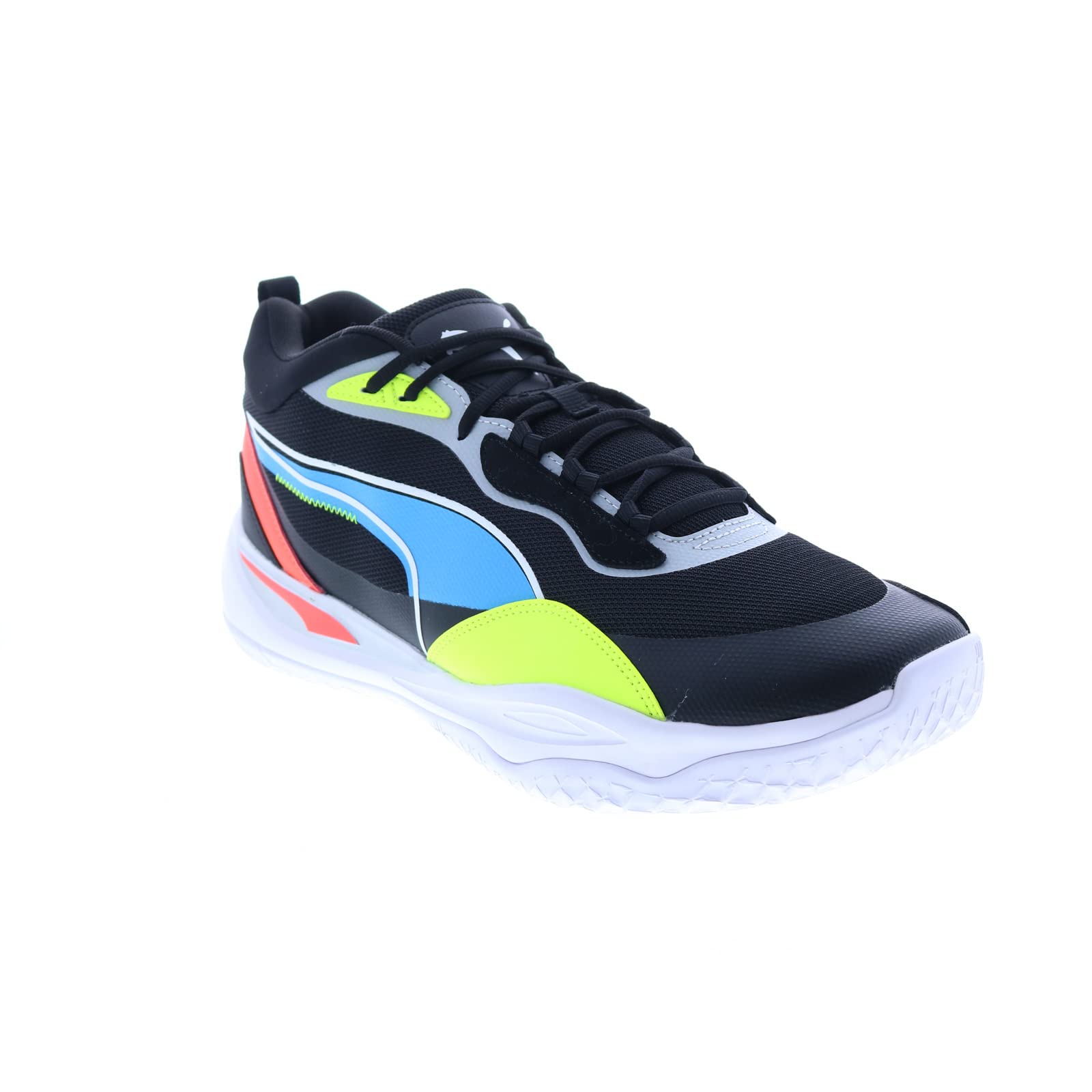 PUMA Playmaker Pro Jet Black/Lime Squeeze 10 D