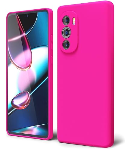 Custodia Per Motorola Moto Edge Plus 2022 / Edge 30 Pro Trasparente Con Farfalla Rosa - TPU Morbido E Anticaduta