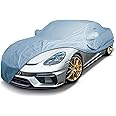 iCarCover Custom Car Cover for 2006-2025 Porsche Cayman, Waterproof All Weather Rain Snow UV Sun Protector Full Exterior Weatherproof Indoor Outdoor Car Cover with Strap