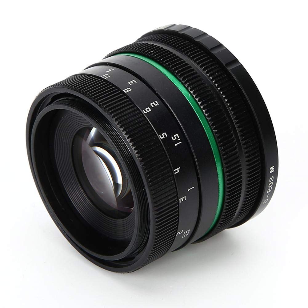 DAUERHAFT 5 Different Types 50mm F1.8 C Mount Lens 50mm Foucsing Lens,for Sony Mount, for Fuji Mount