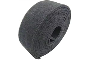 6M Emery Scouring Pad Roll, Nylon Dish Washing Brush for Kitchen Sink Stoves Pots Cleaning, High Temperature Resistant Indust