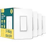 TREATLIFE 3 Way Smart Switch 4 Pack, 2.4Ghz WiFi