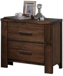 Amazon Com Furniture Of America Foa Nangetti 3pc Antique Oak Wood Bedroom Set Queen Nightstand Chest Furniture Decor