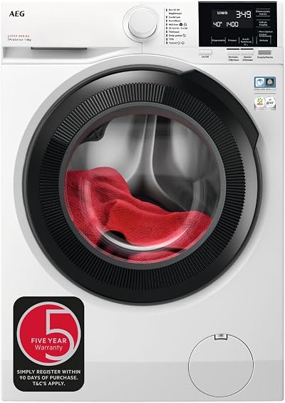 AEG 6000 Series 8kg Washing Machine LFR61844B ProSense TimeSave Extra-Quick