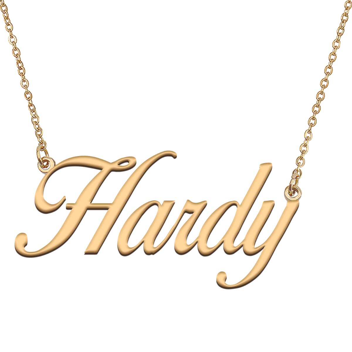 HUAN XUN Customized Custom Simple Any Name Necklace