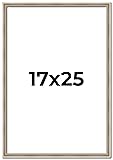 Poster Palooza 17x25 Frame Silver Modern Solid Wood