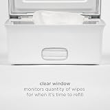 Ubbi Baby Wipes Dispenser Case with Weighted Plate Grey view 6