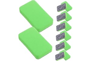 Homoyoyo 100pcs Mini Whiteboard Erasers Portable Dry Erase Board Cleaners for Classroom Office Home Use