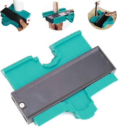 Jauge De Contour Copieur De Contour Duplicateur De Contour Gabarit De Decoupe Copieur De Profil Pour Jauge De Profil Pour Conduits En Plastique Tuyaux De Bobinage Cadres Circulaires Amazon Fr Bricolage
