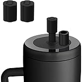Rolitwils 2 Pack Magnetic Straw Cover, Silicone Leakproof Straw Protector for Tumbler, Compatible with Era/Resa, Drinkware Accessory