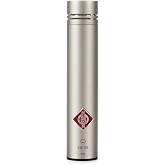Neumann KM 184 Small-Diaphragm Cardioid Microphone - Nickel | Handles up to 138 dB SPL for drums, guitar amps, brass, and percussion