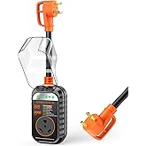 GEARGO RV Surge Protectors 30 Amp RV Circuit Analyzer, [𝟐𝟎𝟐𝟔 𝐍𝐞𝐰 𝐔𝐩𝐠𝐫𝐚𝐝𝐞𝐝 & 𝐆𝐞𝐧𝟐] Full Protection, RV Adap