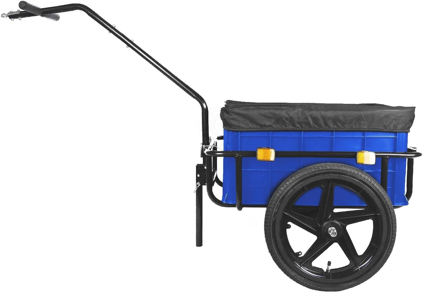 Remolque de carga para bicicleta con caja de 90L azul: Amazon.es: Electrónica