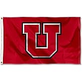 Utah U Logo Large Grommet Banner Flag