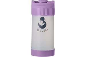 Davijo Formula Dispenser - Replaces Hand Scooping - Add Desired Amount with a Few clicks - Baby Formula Container to go - 10ounces Baby Milk Powder Storage - for Home & Travel