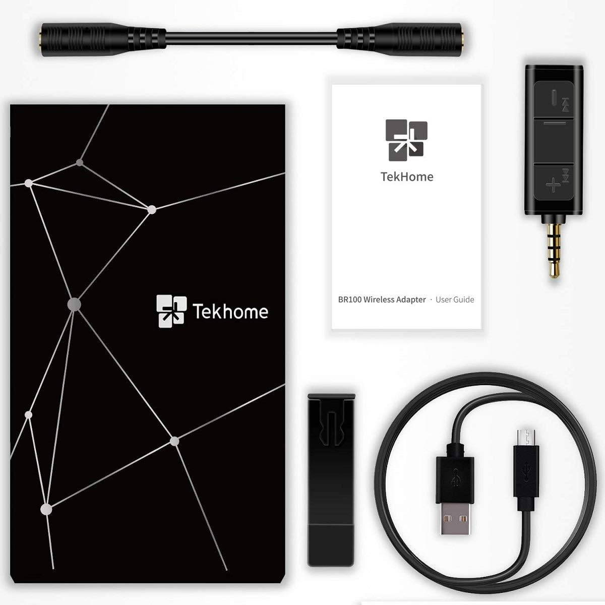 Bluetooth Receiver,TekHome Aux Bluetooth Adapter for Car, Mini Small Bluetooth Receiver for Home Stereo Speaker,Useful Gifts for Men Dad Boyfriend Husband.: Electronics