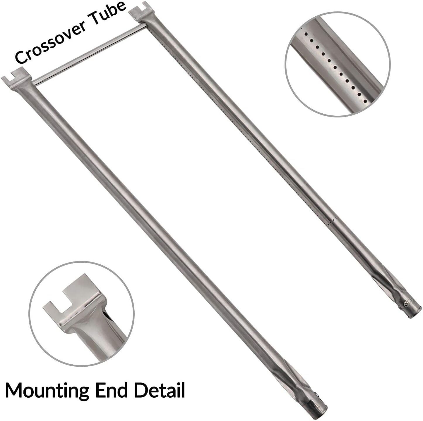 SHINESTAR 7507 27 inch Burner Tube for Weber Spirit E/S 210, 200, Genesis Silver A, Spirit 500 Gas Grills with Side Control, Stainless Steel Replacement Burner for 10404 : Garden & Outdoor