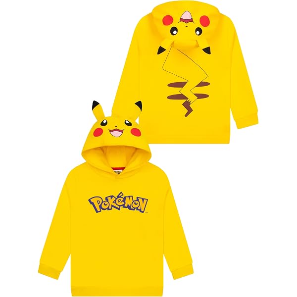 Pokémon Pikachu Boys Cotton Pajama Set - Grey