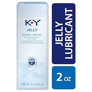 Personal Lubricant, K-Y Jelly Personal Lube,Water Based Lube For Women, Men & Couples 2 Ounce (Pack of 1)