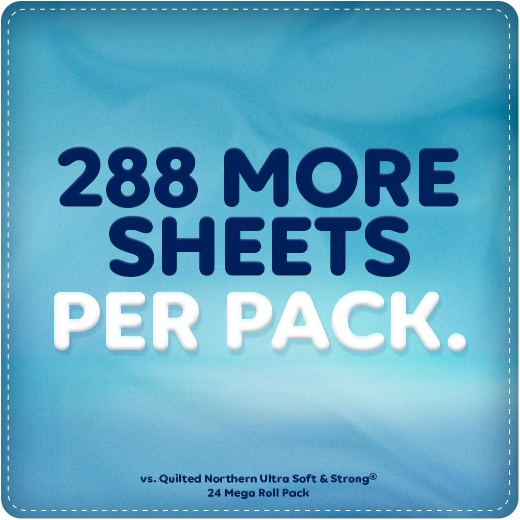 Quilted Northern Ultra Soft & Strong Toilet Paper, 24 Supreme Rolls, 340 2-Ply Sheets Per Roll: Health & Personal Care